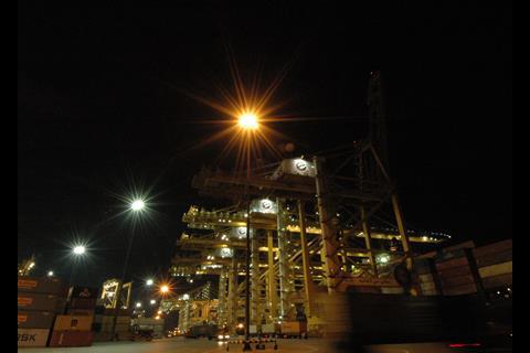 Illumination: Jebel Ali’s lights may have dimmed a little. Credit: AR Al Hashemi